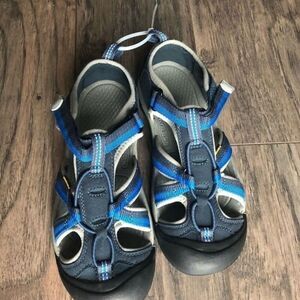 NEWKeen unisex sandals big kid size 5, Woman 6.5-7